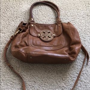 Tory Burch brown leather Amanda bag